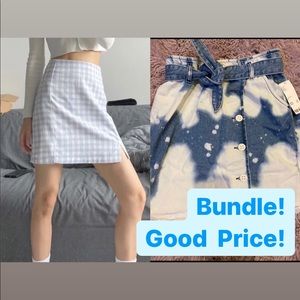Brandy Melville + Urban Outfitters skirts bundle